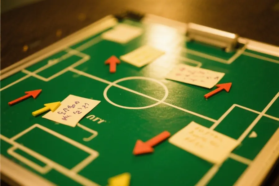 戰術板與分組分析示意圖片